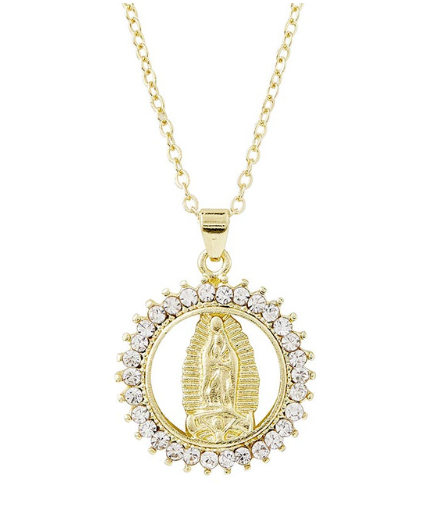 Guadalupe Crystal Pendant