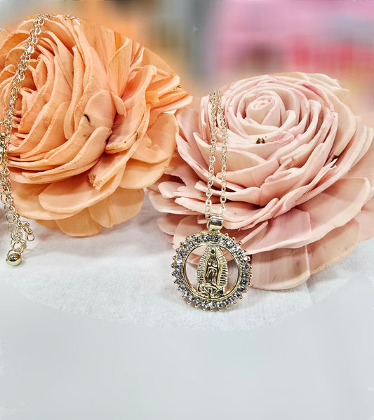 Guadalupe Crystal Pendant
