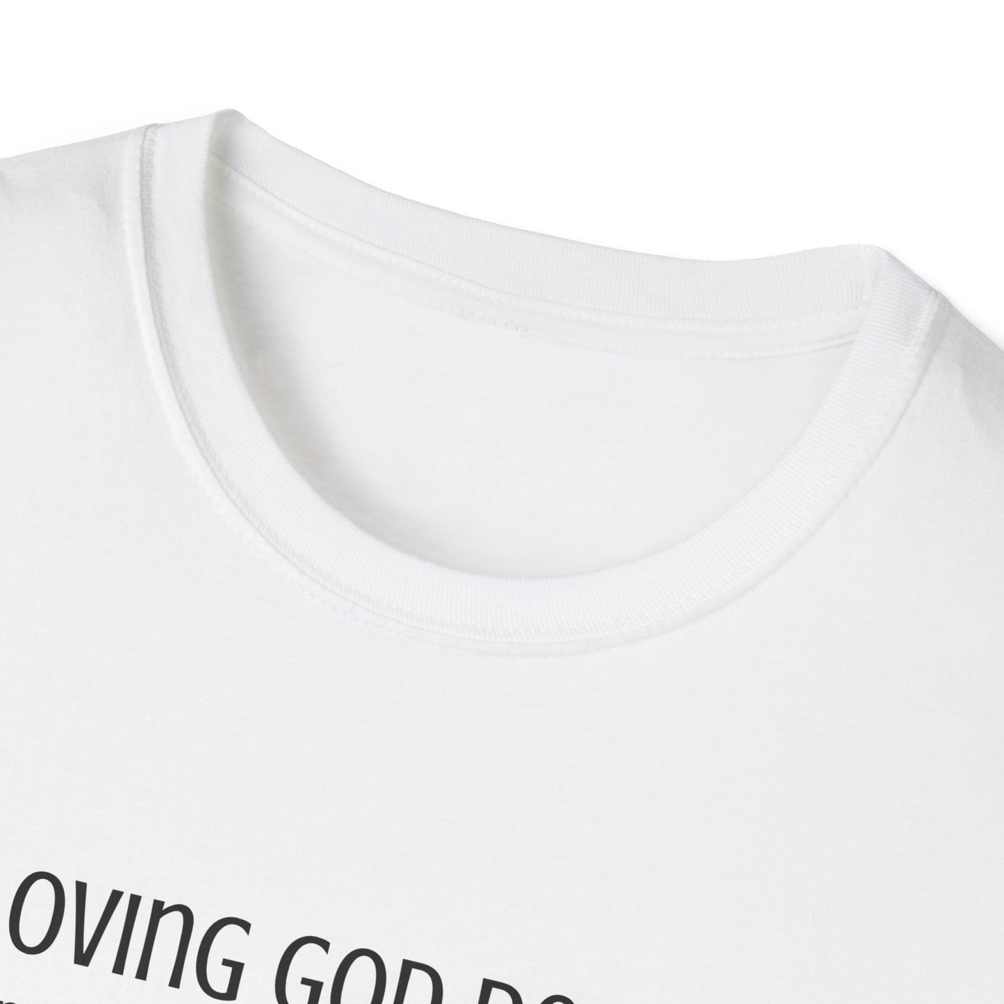 "Loving God Deeply Makes the Desire to Sin Fade Away" Christian Tee
