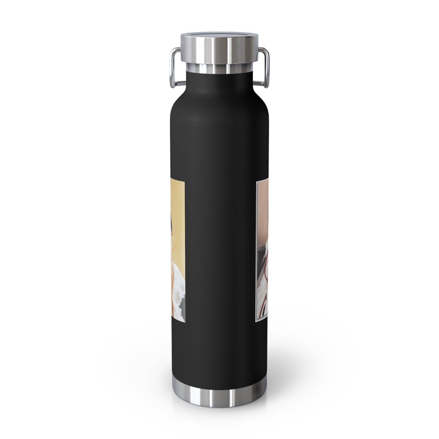 22oz Insulated Water Bottle — Retro Portrait Graphic