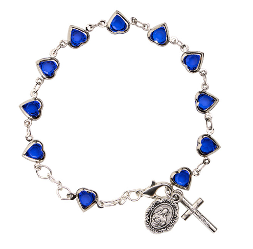 Immaculate Heart of Mary and Jesus Bracelet
